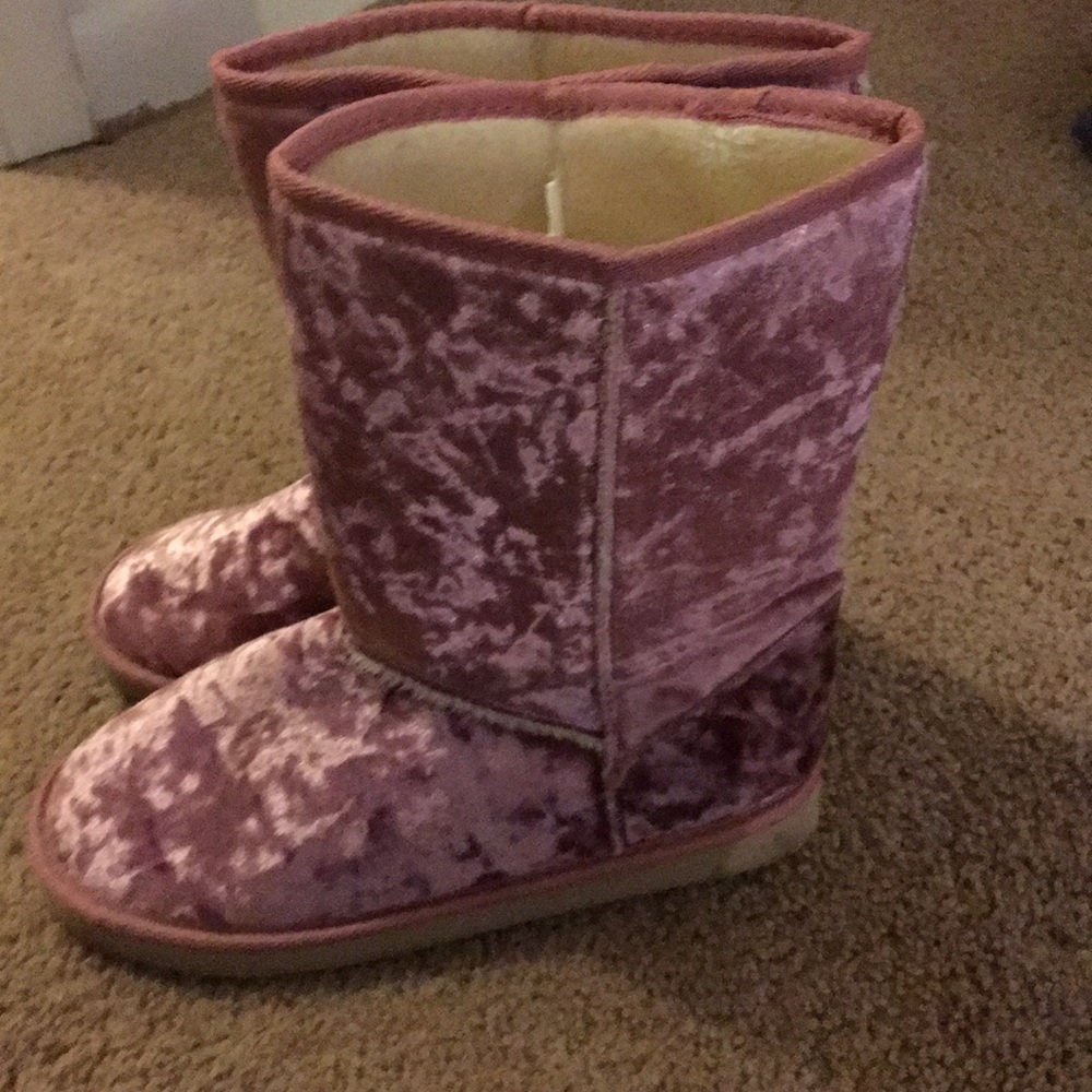 Suede Pink Boots‼️
